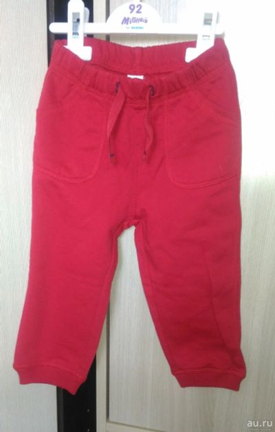 Лот: 13335143. Фото: 1. Красные штанишки. Брюки, шорты, джинсы