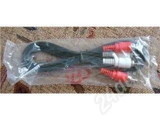 Лот: 425053. Фото: 1. Кабель 2RCA-2RCA новый дешево. Шнуры, кабели, разъёмы