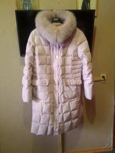 Лот: 5893301. Фото: 1. Пуховик нежно сиреневого цвета... Верхняя одежда