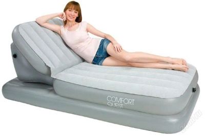 Лот: 1068684. Фото: 1. Надувная кровать-шезлонг Airbed... Красноярск