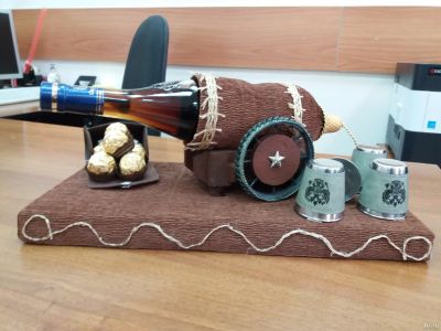 Лот: 13750814. Фото: 1. пушка для подарка. Подарочная упаковка