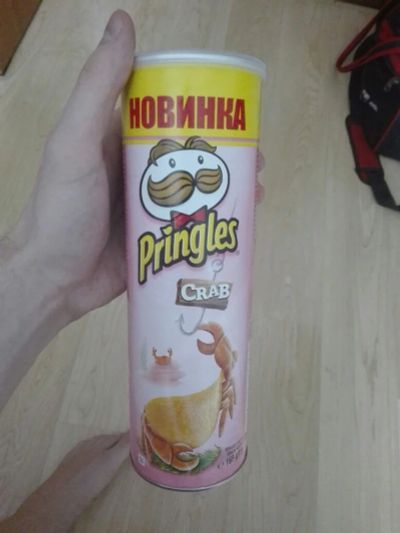 Лот: 7245701. Фото: 1. Чипсы Pringles со вкусом краба. Другое (продукты)