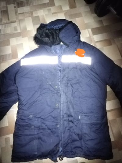 Лот: 21277737. Фото: 1. Тёплый бушлат б/у. Спецодежда, спецобувь