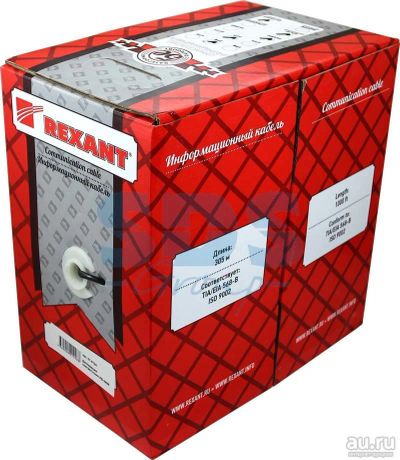 Лот: 10624940. Фото: 1. Rexant Кабель UTP 4PR 24AWG CAT5E... Провода, кабели