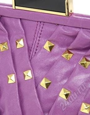 Лот: 2037911. Фото: 1. Клатч: Max C London Studded Clutch... Сумки