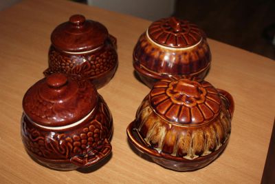 Лот: 3353716. Фото: 1. Горшочки керамические. Жаровни, казаны