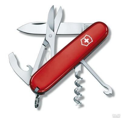 Лот: 15841637. Фото: 1. Нож Victorinox Compact (1.3405... Ножи, топоры