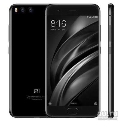 Лот: 11441505. Фото: 1. Xiaomi MI6 64Gb Черный | Диагональ... Смартфоны