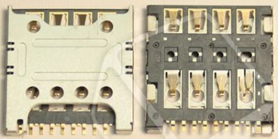 Лот: 18912949. Фото: 1. Коннектор SIM для LG E988/H818... Шлейфы, разъёмы