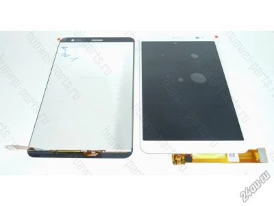 Лот: 4803193. Фото: 1. Тачскрин Huawei Mediapad X1 белый... Запчасти для планшетов