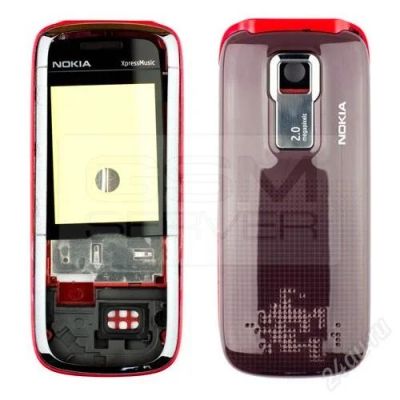 Лот: 1154297. Фото: 1. Корпус Nokia 5130 Red красный. Корпуса, клавиатуры, кнопки