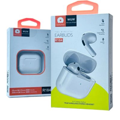 Лот: 22142817. Фото: 1. TWS Bluetooth Гарнитура WUW R-184... Наушники, гарнитуры