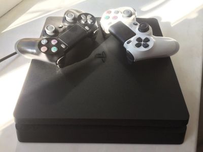 Лот: 14733389. Фото: 1. Playstation 4 Slim 500 GB PS4... Игры для консолей
