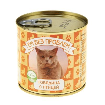 Лот: 18617414. Фото: 1. ЕМ БЕЗ ПРоБЛЕМ корм для кошек... Корма