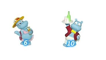 Лот: 4666059. Фото: 1. Игрушки Kinder киндер бегемоты. Игрушки
