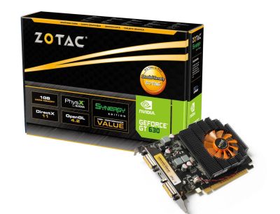 Лот: 5273705. Фото: 1. Видеокарта Zotac GT630/2Gb (Новая... Видеокарты