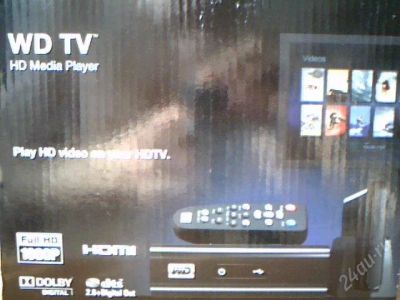 Лот: 1285917. Фото: 1. Медиаплеер WD TV. Другое (тв и видео)