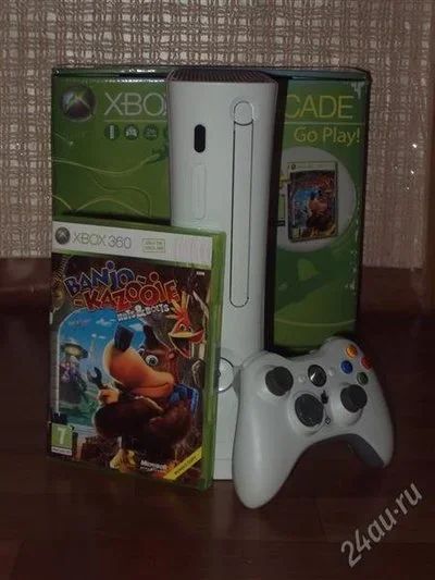 Лот: 996022. Фото: 1. Xbox 360 Arcade Jasper прошит... Игровые приставки, консоли
