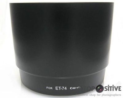 Лот: 1793729. Фото: 1. Бленда ET-74 для объектива Canon... Крышки, бленды