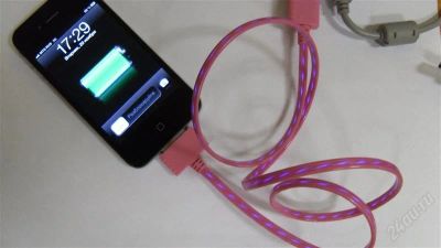 Лот: 2611326. Фото: 1. Светящийся USB кабель. Дата-кабели, переходники