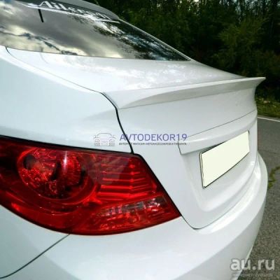 Лот: 16726709. Фото: 1. Лип спойлер HS2 на Hyundai Solaris... Детали тюнинга