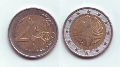 Лот: 19441899. Фото: 1. Монета - 2 евро Германия (2002... Европа