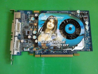 Лот: 6400038. Фото: 1. Видеокарта Chaintech 8600GT 256Mb... Видеокарты
