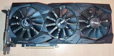 Лот: 19693113. Фото: 1. Asus GeForce GTX 1070 Strix 8gb. Видеокарты