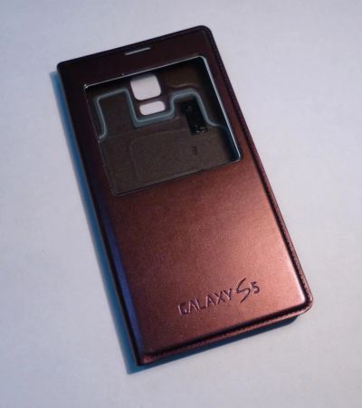 Лот: 4700588. Фото: 1. Чехол-обложка с окошком для Samsung... Чехлы, бамперы