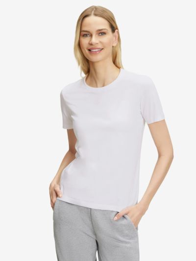 Лот: 22838716. Фото: 1. Женская футболка FALKE, Белый. Другое (спортивная одежда)