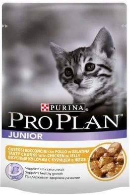 Лот: 4878294. Фото: 1. Pro Plan паучи для котят, упаковка... Корма