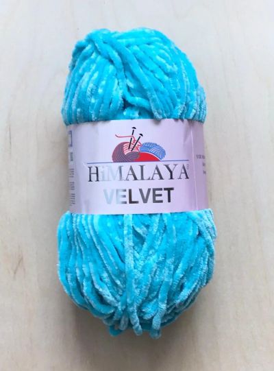 Лот: 17452493. Фото: 1. Пряжа Himalaya Velvet , Турция... Ткани, нитки, пряжа