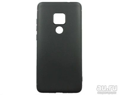 Лот: 13310578. Фото: 1. Чехол Huawei Mate 20 Силикон Черный... Чехлы, бамперы
