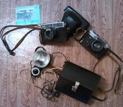 Лот: 2340108. Фото: 1. Фотоаппараты Зенит Е, Сокол 2... Плёночные зеркальные