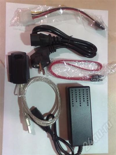 Лот: 654730. Фото: 1. Адаптер жёсткого диска USB 2.0... Платы расширения, контроллеры, доп. порты