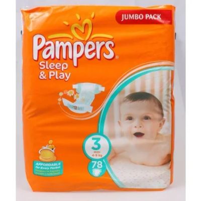 Лот: 6310545. Фото: 1. Подгузники Pampers Sleep&Play... Детская гигиена