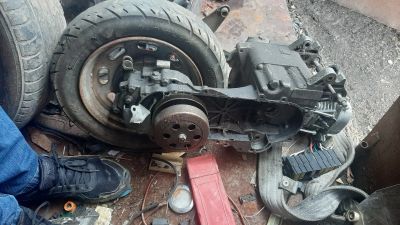 Лот: 15854900. Фото: 1. Картер 139QMB с колесом 10 дюймов... Запчасти