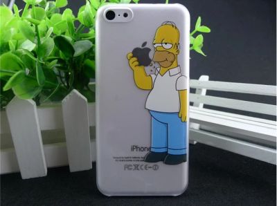 Лот: 5457434. Фото: 1. Прозрачный чехол накладка Simpsons... Чехлы, бамперы