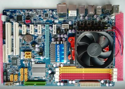 Лот: 18299828. Фото: 1. Материнская плата Gigabyte GA-MA770-UD3... Материнские платы