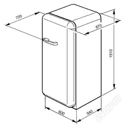 Лот: 307973. Фото: 1. Продам Холодильник Smeg FAB28RNE... Холодильники, морозильные камеры