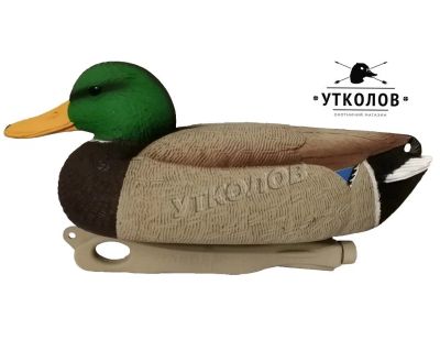 Лот: 13451512. Фото: 1. Чучело пластиковое утки "Кряква... Манки, приманки