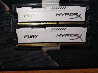 Лот: 15254424. Фото: 1. HyperX FURY White Series 8Gb. Оперативная память