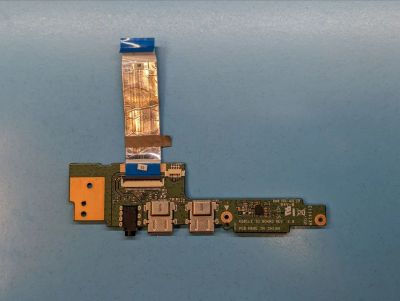 Лот: 16312511. Фото: 1. Б/У плата с разъемами USB, Audio... Платы расширения, контроллеры, доп. порты