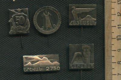 Лот: 17311160. Фото: 1. (№7727) значки Прибалтика на заколке... Памятные медали