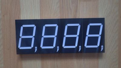 Лот: 8786840. Фото: 1. Индикатор семисегментный большой... Головки измерительные, индикаторы