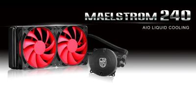 Лот: 5054239. Фото: 1. Водянка Deepcool Maelstrom 240... Системы охлаждения
