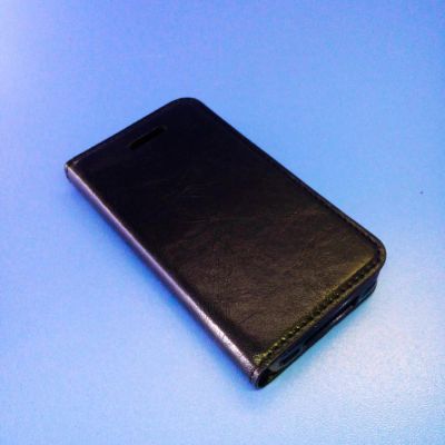 Лот: 6353223. Фото: 1. Футляр-книжка "LCD" iPhone 4 черный... Чехлы, бамперы