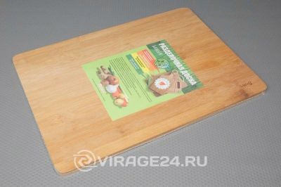 Лот: 16298844. Фото: 1. Доска разделочная, бамбук 34*24... Столовые приборы, ножи
