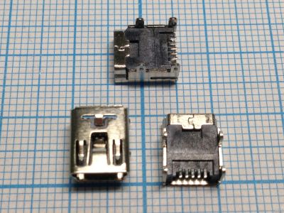 Лот: 12287903. Фото: 1. Разъём mini-USB №08. Разъёмы
