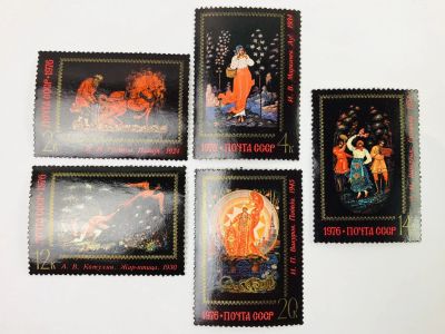 Лот: 23315184. Фото: 1. Искусство Палеха. Полная серия... Марки